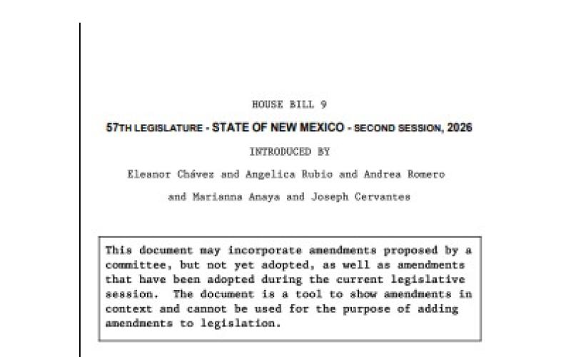 House Bill 9, the Immigrant Safety Act has passed the New Mexico Senate. It has now passed both chambers of the New Mexico Legislature and goes to the governor for signature.