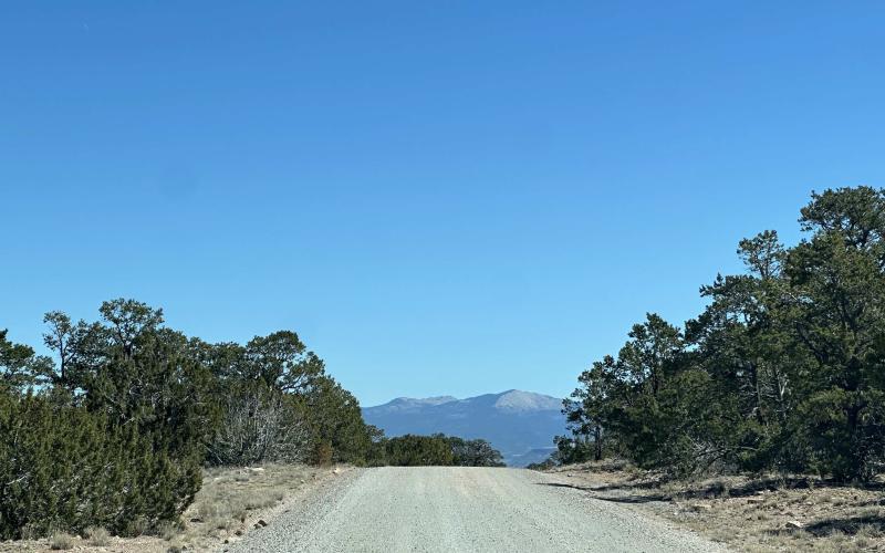 Mount Taylor as Seen from Pole Canyon, Coming Down from Mount Sedwick