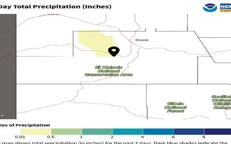 Cibola Water Monitoring Report – March 4–9