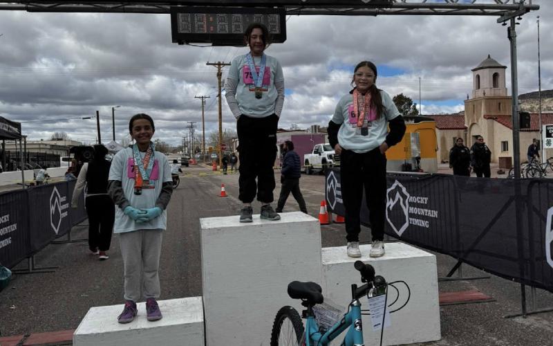 Mount Taylor Kids Quadrathlon 2026 Podium Finishers