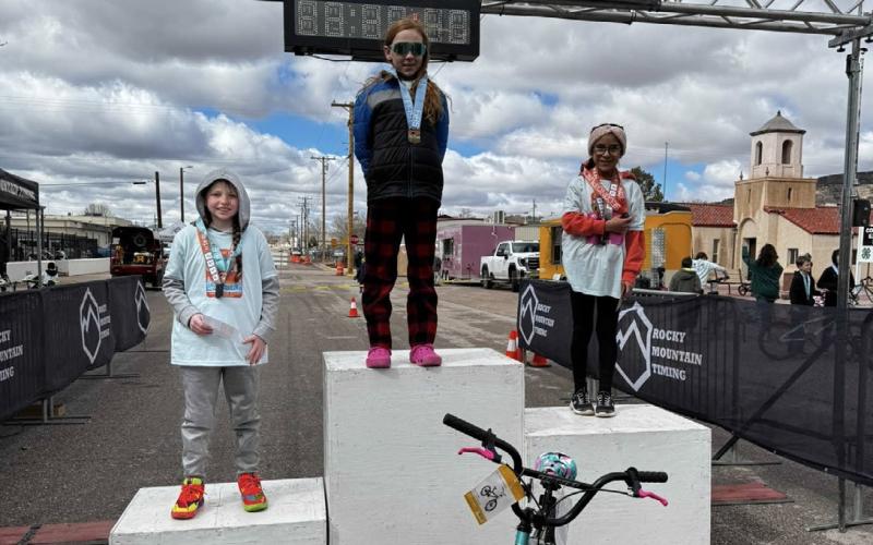 Mount Taylor Kids Quadrathlon 2026 Podium Finishers
