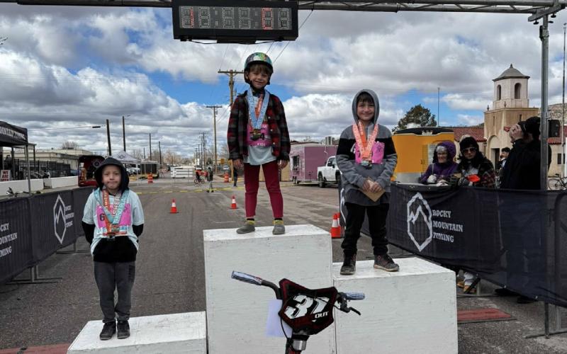 Mount Taylor Kids Quadrathlon 2026 Podium Finishers