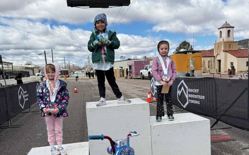 Mount Taylor Kids Quadrathlon 2026 Podium Finishers