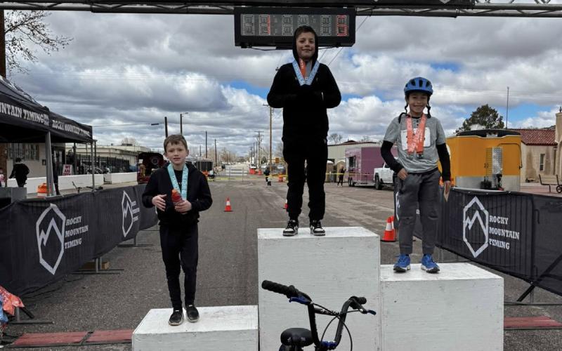 Mount Taylor Kids Quadrathlon 2026 Podium Finishers