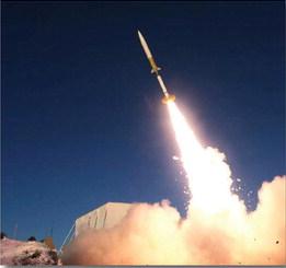 Missile Defense Command The United States Army Space and Missile Defense Command supplied this photo from a Black Dagger missile launch at Fort Wingate back in March. The Army is launching another missile from the fort, preparations will include a temporary closure of the Mount Taylor Ranger District, hunters should plan accordingly so their hunt is not disrupted by the missile launch. Violating the closure of Mount Taylor may lead to a $5,000 fine, or jailtime. Courtesy Photo of US Army