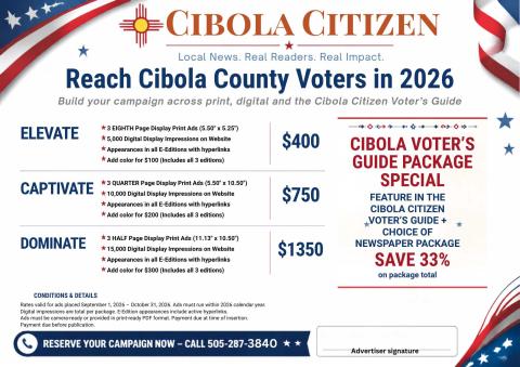 General Election Ballot Takes Shape in Cibola County