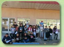 Backpack Program Annual Holiday Window Painting