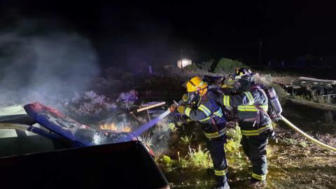 No Injuries in Late-Night Labor Day Bluewater Vehicle Fire