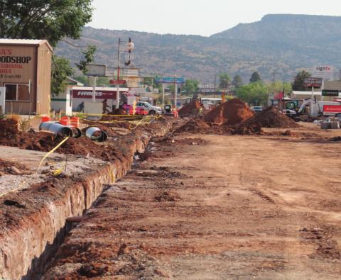 First Street construction