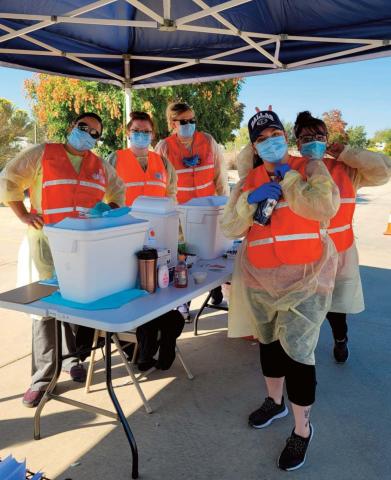 From left: Camye Barker, Caelie Hilgartner, Brooke Power, Kelsey Bustos, Michelle Johnson. CGH courtesy photo