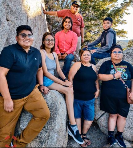 Left to right: Romulus Cordova, Kaitland Freeland, Christopher Beyal, Devin Chee, Tilda A. Harrison-Woody, Larris Enrico, and Frederika Thomas Courtesy Photo