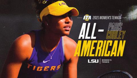 Corley named ITA Singles All-American