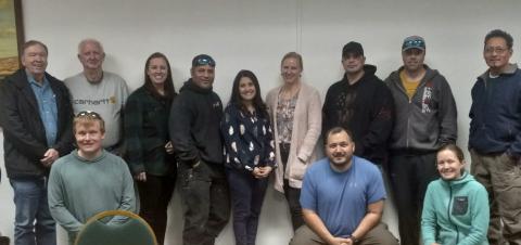 The 40th Mt. Taylor Quadrathlon Committee met February 8 for the 'Traffic Control Meeting.' This dedicated group of volunteers keep the event safe for everyone, thank you for the hard work and dedication to an event that highlights Grants and the natural beauty of Cibola County. Good luck participants, have a fun and safe adventure! Creg Gergen - CC