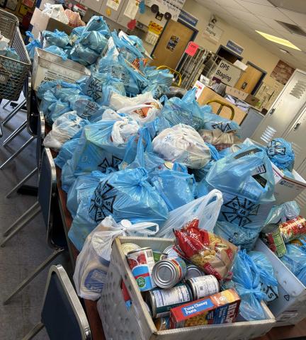 Food Items Collected by USPS on Saturday, May 10 Courtesy Photo