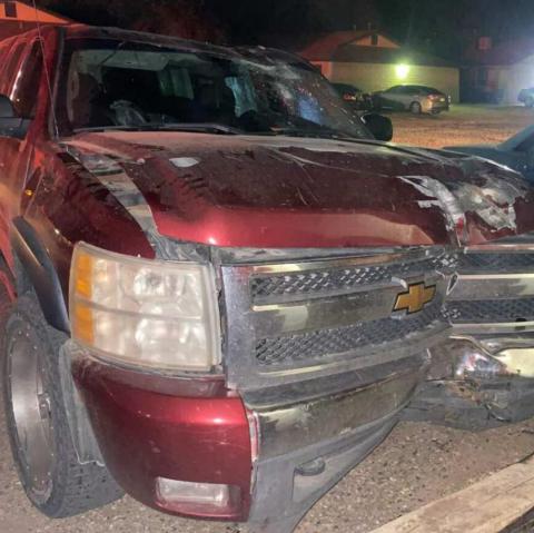 Car Crashed into Power Pole