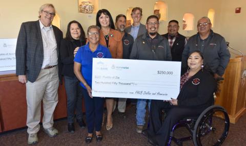 FHLB Dallas awarded $1 million from the Native American Housing Opportunities Fund through its member Homewise to four New Mexico tribal entities for affordable housing initiatives. Courtesy Photo