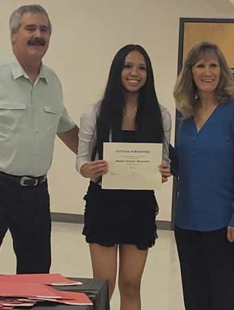 Picture: Left to Right-Mark Head, Sophia Romasanta, Beth Head Courtesy Photo
