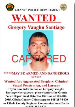 Grants Police Arrest Rape Suspect