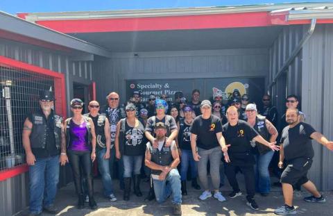 Iron Order Grants New Mexico Charter raised $1300 dollars through a raffle and an additional $700 through donations from local businesses. Pizza 9 donated food for the end of the ride.