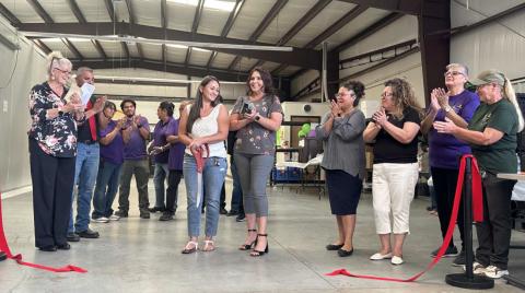 The Grants Community Pantry held a ribbon cutting for their new facility on August 21, 2025. The event was celebrated by Grants Mayor Erik Garcia and Village of Milan Mayor Felix Gonzales. The Grants-Cibola County Chamber of Commerce cut the ribbon, and a number of dignitaries from city council to local churches were present to commemorate the event. Diego Lopez - CC