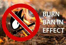 Burn Ban in Village of Milan