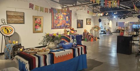 The Cibola Arts Council held a Dia De Los Muertos celebration at the Double Six Art Gallery on November 2. The Council invited members of the community to build ofrendas to honor their loved ones that passed. The celebration included refreshments, and an opportunity to see the ofrendas built. Arieanna Crowson - CC