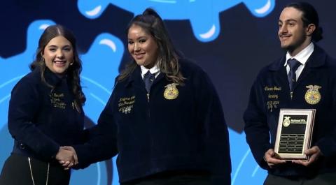 Grants FFA Chapter Recognized as 3-Star Chapter and National Finalist in Agriscience Fair