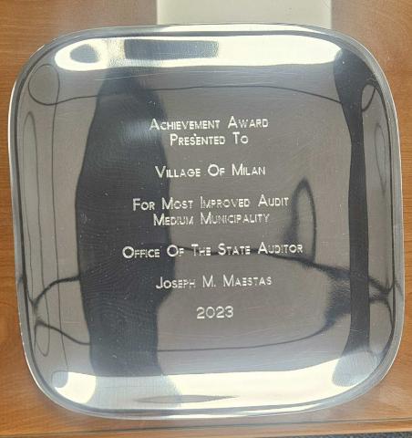 Village Reflects How They Were Awarded Most Improved Audit