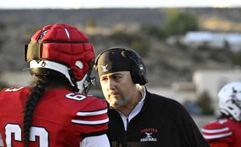The Grants High School Pirates lost a close game last week on the road to district rival, the Taos Tigers, 30-28. However, the bigger loss may be that senior quarterback Tristin Fernandez sustained a serious knee injury in that game and will not play this Friday against Moriarty in another tough district matchup. Franklin Romero - CC