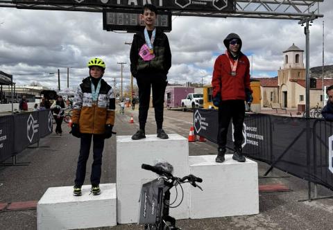 Mount Taylor Kids Quadrathlon 2026 Podium Finishers