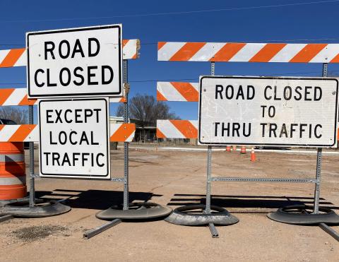Airport Road Construction Going Steady
