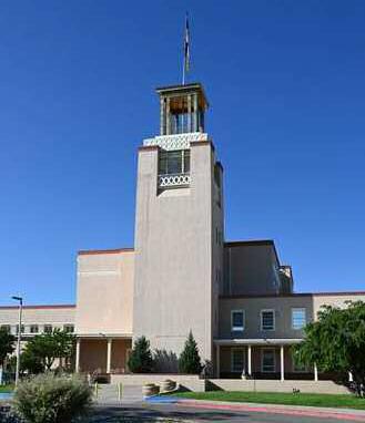 The New Mexico Historic Preservation Division announced last Friday that the Bataan Memorial Building, New Mexico’s former state and territorial capitol, has been listed in the National Register of Historic Places. The addition comes following a cross-department effort from a number of New Mexico state agencies to recognize the historic building’s importance to the state’s history and its memorialization of New Mexico veterans. Courtesy Photo