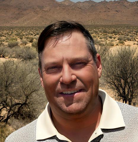 Jeff Warren, founder and CEO of New Mexico Humate, at a site visit near the Fire Rock Mine in northwestern New Mexico. The company recently opened a processing facility in Milan to support humate production and distribution. Courtesy Photo
