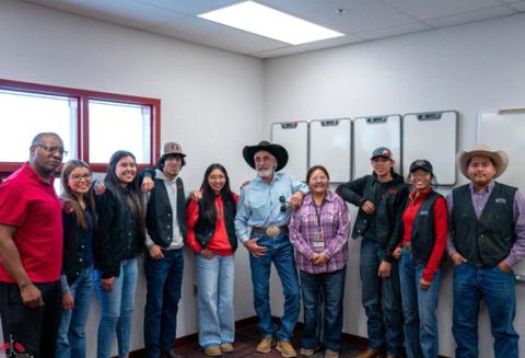 Yellowstone Actor Forrie J. Smith Inspires Navajo Technical University Rodeo Team