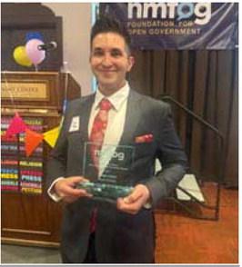 Cibola Citizen Editor Diego Lopez Receives the Dixon Award in Media