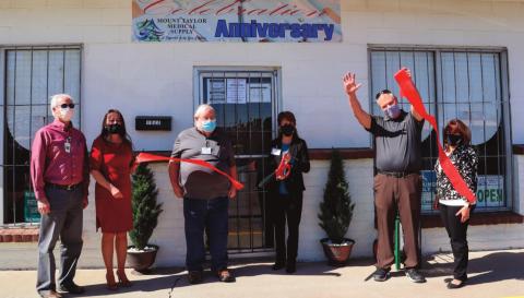 Mount Taylor Medical Supply owners celebrate one-year anniversary with grand opening