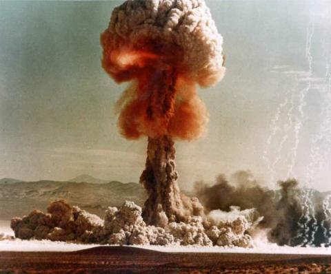 The Operation Upshot-Knothole’s 'Grable' shot was a weapons-related tower event detonated March 24,1953, at the Nevada Test Site.