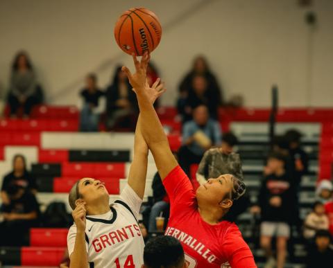 The Grants High School Lady Pirates are currently 1-3 after splitting their last two games. They will play Zuni (1-0) on the road on December 9 and then Bloomfield (2-2) on the road on December 12. Courtesy of Ron Gonzales