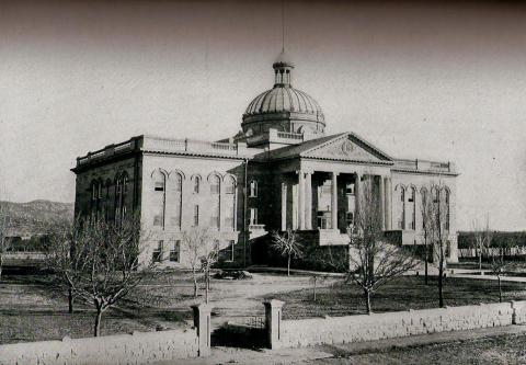 New Mexico’s State Capitol Building, as it looked in 1925. The building, now known as the Bataan Memorial Building, was added to the State Register of Cultural Properties on Dec. 6, 2024. Courtesy of NMDCA