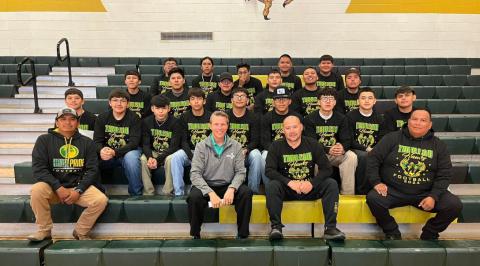 On November 5, New Mexico Activities Association’s JP Murietta visited Thoreau High School.