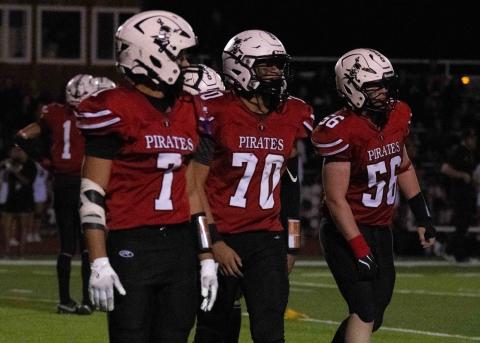 The Grants High School Pirates dropped a close game to Moriarty (13-12) last week in a tough district match-up. They will play on the road against Bernalillo this week in another tough game.