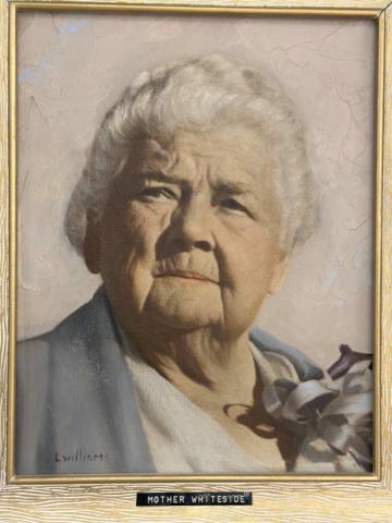 A portrait of Lucy Jane “Mother” Whiteside hangs today in the Grants Public Library, a quiet tribute to the woman whose life of service helped shape the town’s identity. Her legacy endures in every book borrowed and every child who discovers the freedom of reading. Courtesy Photo