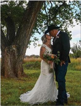 Phillip Jaramillo and Vanessa Rougemont were married in Punta Agua, New Mexico on October 1, 2022. Following the steps of his great-grandparents who also married there in 1917. They will reside in Torreon, N.M. on their fourth-generation ranch. Vanessa is a second-grade school teacher in Mountainair, N.M. and Phillip works for Estancia schools. May God bless you both in your marriage. Phillip was born and raised in Albuquerque, N.M. Vanessa was born in Albuquerque and raised in Grants, N.M.