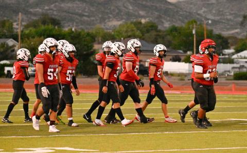 The Grants High School Pirates handily defeated the Espanola Sundevils 54-0 last week to improve to 31. They will host Kirtland Central (1-3) this Friday at the Port of the Pirates in their next game. Franklin Romero - CC