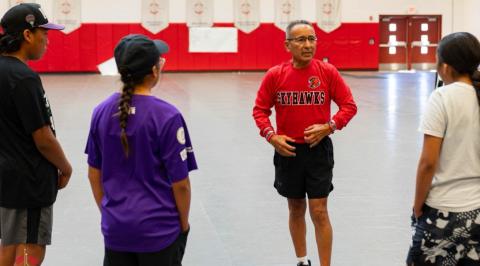NTU cross-country coach Leonard Lee is leading a 2024 cross-country camp for high school students with the theme 'Power of the Run.”