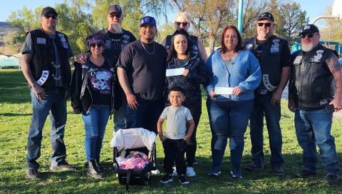 Gabriel Ramirez State Rep., Evelyn Tennant Maiden, Todd Tennant President, Joaquin Sanchez, Kamie Burwell Maiden, Asja White, Shannon DeVine, Joseph Baca Regional Sargent at Arms, James Tobias Vice President, Soliana Sanchez and Antonio Sanchez. Courtesy Photo