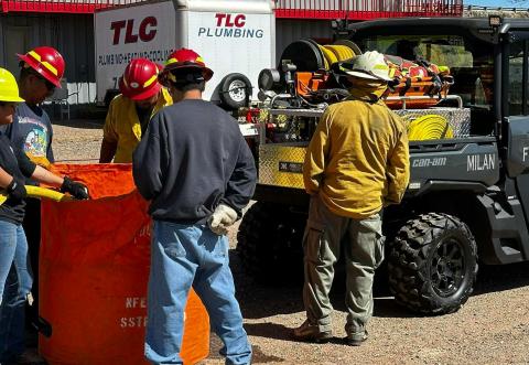 Milan Volunteer Firefighters Push Forward with Nonstop Training