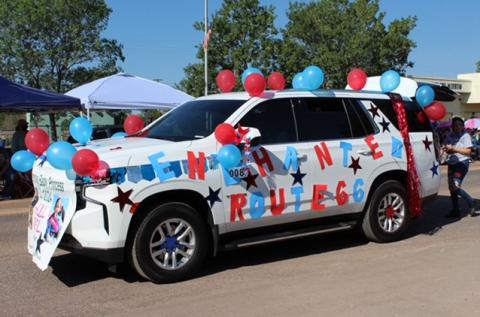 1st Place: Hazell Hornell Eastern Navajo Royalty Amber Moreno - Chamber of Commerce