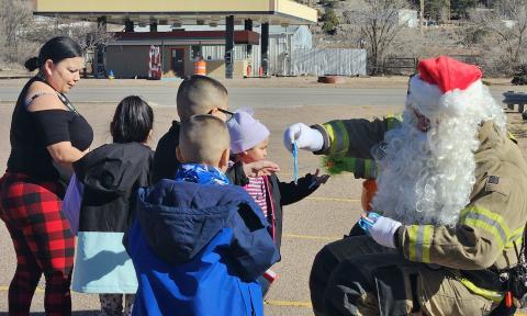 Milan Volunteer Fire Department Christmas Gift Giveaway