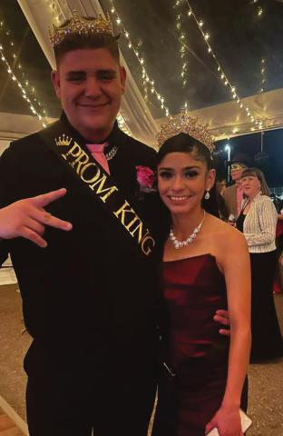 Nickolas Montoya and Mia Apodaca were named the 2022 Prom King and Queen. Dominic Aragon - AJJ